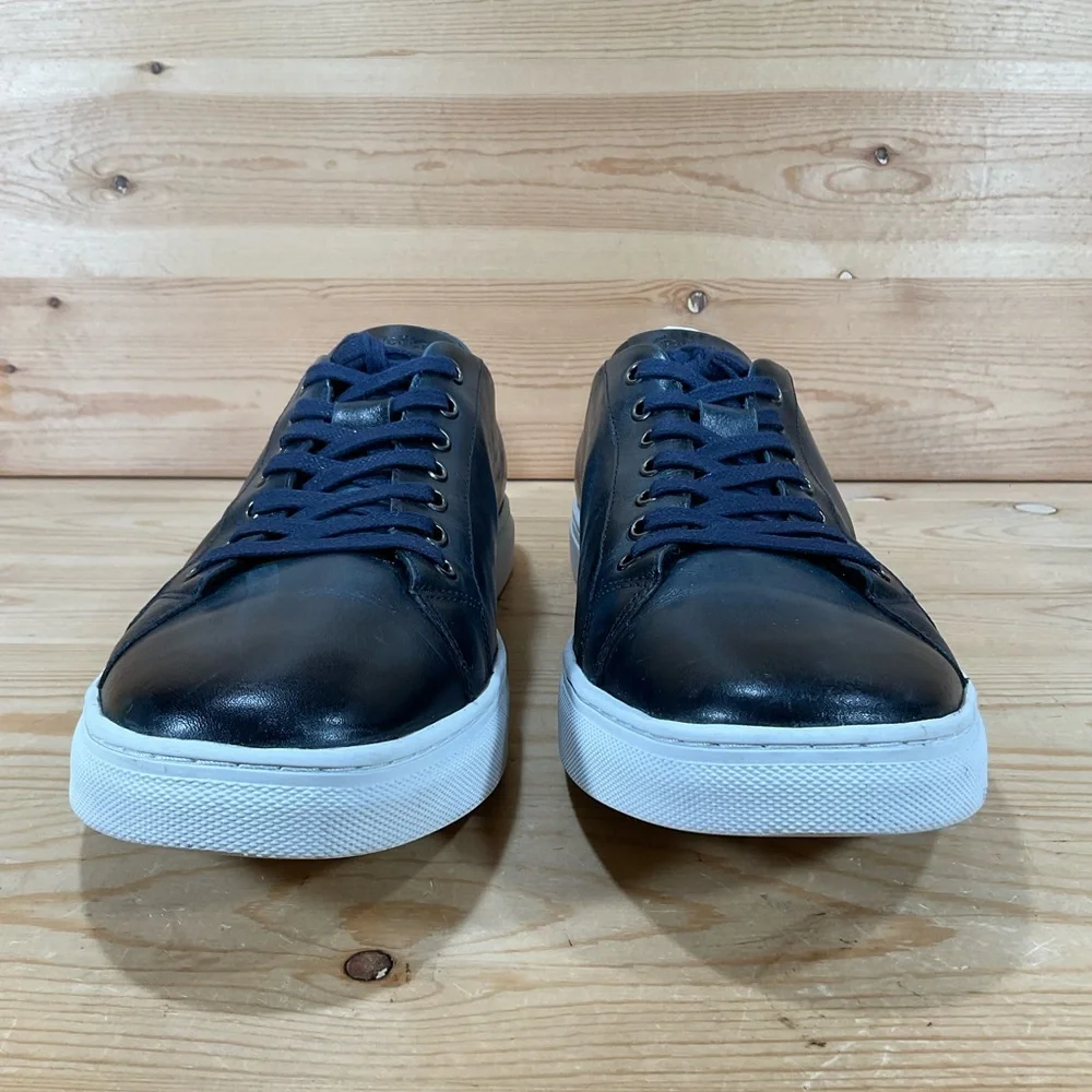 Belvedere Studio James Sneakers Size Men’s 10.5 D Blue White Leather